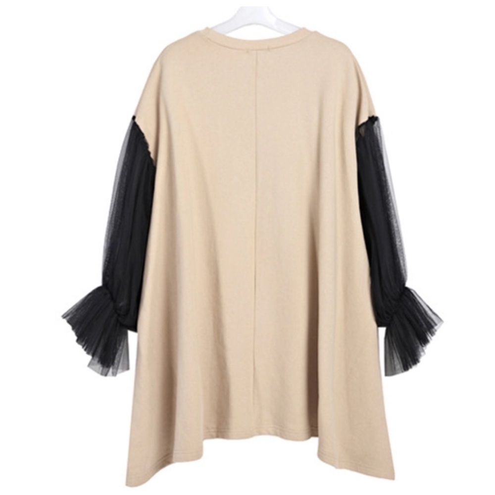 The FRIZELLE Oversize Tulle Tunic Top - Picture 4 of 6